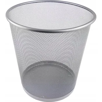 Odpadkový koš Hexagon kovový Odpadkový koš 12 l šedý