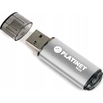 USB flash disk Flash disk PLATINET PMFE16S 16 GB USB 2.0 stříbrný