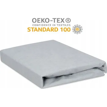 Prostěradlo Froté prostěradlo Premium s gumou 140x200 Šedé