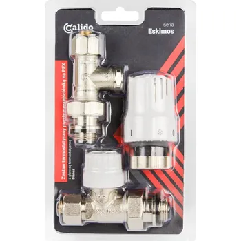 Hlavice pro radiátor Termostatická radiátorová sada PŘÍMÁ 1/2" (DN15) s přechodkou PRO PE