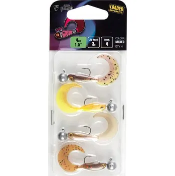 Umělá nástraha Sada gum Fox Rage Micro Grub Tail Mixed UV 4 cm