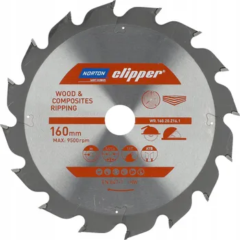 Řezný kotouč Kotoučová pila Norton Clipper 160 mm