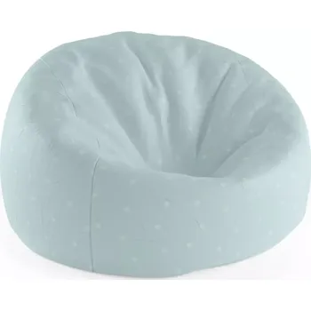 Sedací pytel Sablio Sedací vak Cocoon Tečky na bledě modré - 75 x 45 x 35 cm