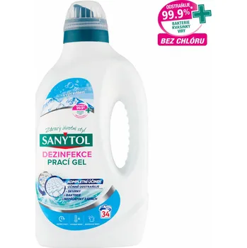 Dezinfekce SANYTOL Dezinfekční prací gel Sanytol - svěží vůně / 1,7 l 562894