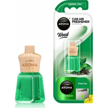 Vůně do auta AROMA Car Wood GREEN TEA 4,5ml - vůně do auta