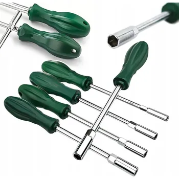 Šroubovák Sada 5 nástrčných šroubováků, šestihranné ořechy 6-13mm