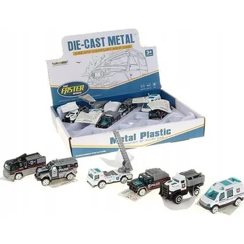 autíčko AUTÍČKA "ZÁCHRANNÉ SLOŽKY" - 12 ks