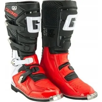 Moto obuv GAERNE Dětské boty na motokros/enduro MODEL GX-J ČERNÁ/BÍLÁ/ČERVENÁ velikost 39