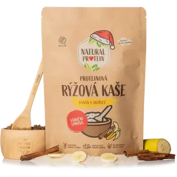 Speciální výživa kaše rýžová NaturalProtein proteinová banán a skořice 480g