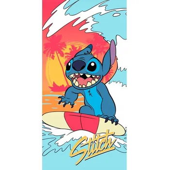 Bavlněná Plážová Osuška Disney Stitch 70x140 cm