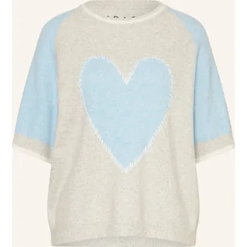 Dámský svetr Grace Dámské Úpletové Tričko, světle šedá / tmavě modrá, 40