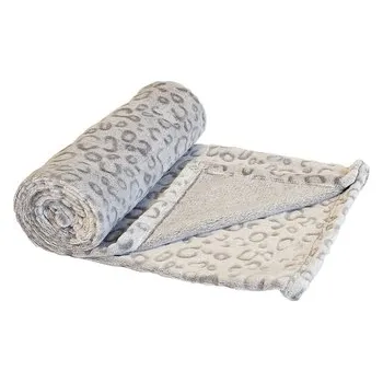 Pelíšek pro psa Nobby flísová deka LORIK 100x150 cm leopardí vzor