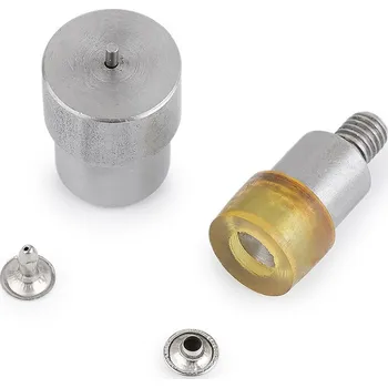 Knoflík Piston na duté nýty Ø9 mm, Balení 1 sada, Varianta nikl