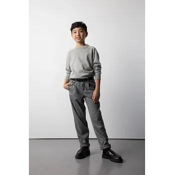 Chlapecké kalhoty Dětské kalhoty Coccodrillo šedá barva, ELEGANT JUNIOR BOY ZC5120102EJB 09X, vel. 140