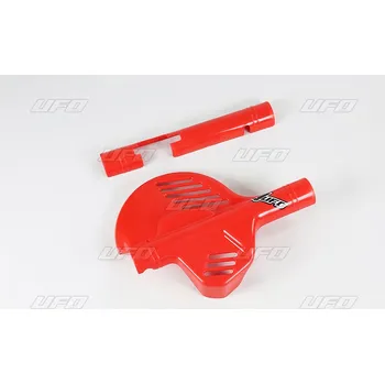 Motodíl UFO kryt brzdového kotouče přední HONDA CR 125 85-89, CR 250 85-88, CR 500 85-88 barva červená (UFO RED) (UFO kryt brzdového kotouče přední HONDA CR 125 85-89, CR 250 85-88, CR 500 85-88 barva červená (UFO RED))