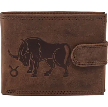 Peněženka Pánská peněženka MERCUCIO světlehnědá embos býk 2911927
