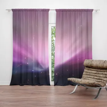 Závěs Sablio Závěs Fialová záře: 2ks 140x250cm