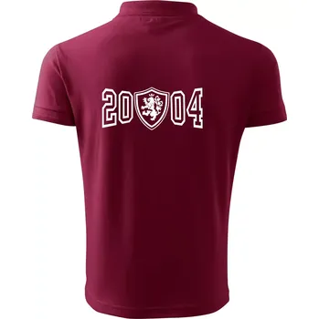 Pánská košile Narozeninový motiv - znak - 2004 - Polokošile pánská Pique Polo 203 - S ( Garnet )
