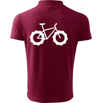 Pánská košile Fatbike - Polokošile pánská Pique Polo 203 - 4XL ( Garnet )