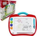 Velká Magnetická kreslící tabule s razítky - barevná - více druhů