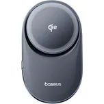 Držák do auta s bezdrátovým nabíjením Qi2 Baseus PrimeTrip VC1 Pro do ventilační mřížky černý