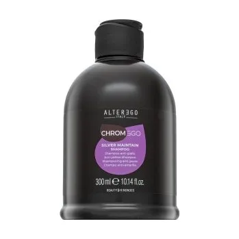 Šampon Alter Ego ChromeEgo Silver Maintain Anti-yellow Shampoo neutralizující šampon pro platinově blond a šedivé vlasy 300 ml