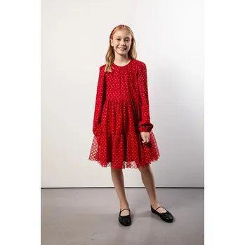 Dámské šaty Dívčí šaty Coccodrillo ZC5128106EJG červená 33X, vel. 146