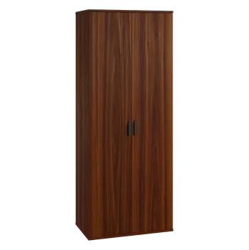 Šatní skříň LR 5 - 72 šatní skříň, 2-dveřová, výsuvné ramínko, šatní vložka, 1822x720x400, ořech královský