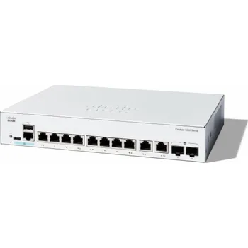 Switch Cisco Catalyst switch C1200-8T-E-2G-RF (8xGbE,2xGbE/SFP combo,fanless) - REFRESH