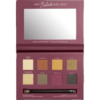 Oční stíny Paletka očních stínů Bourjois Lisované, mix povrchů