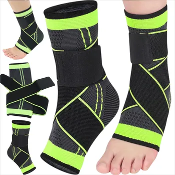 STABILIZÁTOR HLEZENNÍHO KLOUBU ELASTICKÁ KOMPRESNÍ BANDÁŽ NA KOTNÍK A CHODIDLO