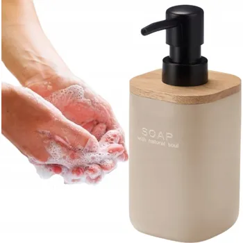 Dávkovač mýdla Ruční dávkovač Berilo 1200 ml béžový