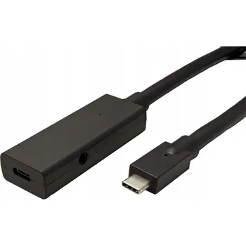 Datový kabel Aktivní prodlužovací USB 3.2 Gen 2 kabel C-C M/F 5m