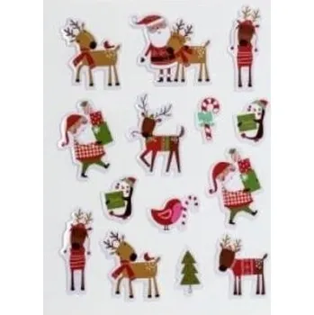 Set školních potřeb Naklejki na folii mikołaje i renifery (pl, 2000, Jiné, Brewis)