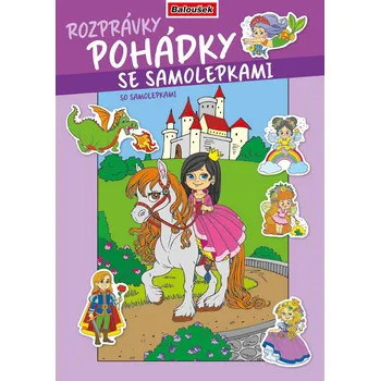omalovánky Omalovánka A4 se samolepkami - Pohádky