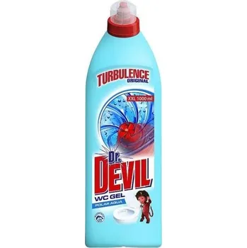Čisticí prostředek Prostředek na WC Dr.Devil Turbulence, gel, 1 l, polar aqua