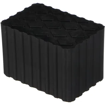 Povinná bezpečnostní výbava Gumová podložka pro zvedák automobilů JACK PAD 19, 120x80x80 mm SIXTOL