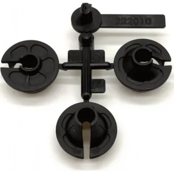 RC náhradní díl SWORKz Set misek pružin 1/10 BBS tlumičů (3 ks)