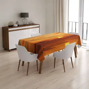 ubrus Sablio Ubrus Oranžové slunce - 145x240 cm