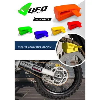 Osvětlení pro motocykl UFO klíny pro nastavení napnutí hnacího řetězu ( sada 5 ks v barvě oranžováM, červenáM, žlutáM, světle modrýM, zelenáM) (UFO klíny pro nastavení napnutí hnacího řetězu ( sada 5 ks v barvě oranžováM, červenáM, žlutáM, světle modrýM, zelenáM))