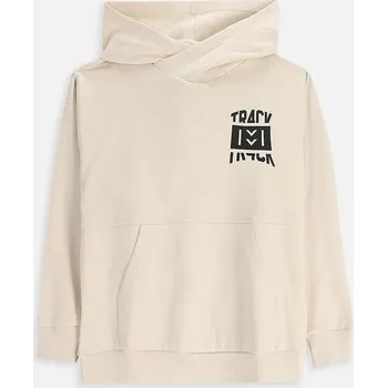 Chlapecká mikina Dětská bavlněná mikina Coccodrillo ZC5132301VBA béžová 80X, vel. 128