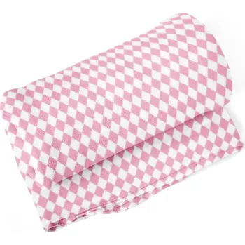 deka Sablio Deka Růžovobílé kosočtverce - 150x120 cm