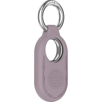 Pouzdro na mobilní telefon Silikonové pouzdro klíčenka pro Samsung Galaxy SmartTag 2 Barva: Fialová