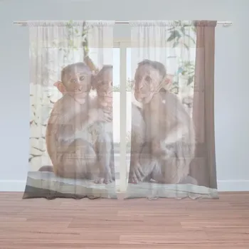 Záclona Sablio Záclony Opičky: 2ks 150x250cm