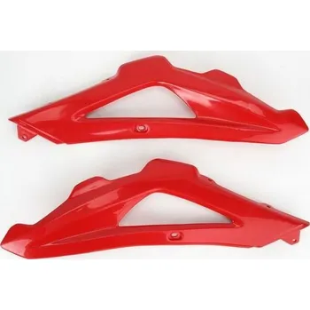 Autodíl UFO kryty chladiče HUSQVARNA TC/TE/FC/FE 08-10 (kromě TC/TE 250 09-10) (horní) barva červená (UFO kryty chladiče HUSQVARNA TC/TE/FC/FE 08-10 (kromě TC/TE 250 09-10) (horní) barva červená)