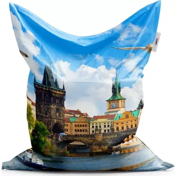 Sedací pytel Sablio Sedací vak Classic Praha Karlův most 2 - 150x100 cm