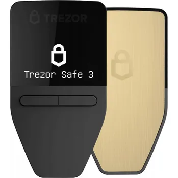 Trezor Trezor Safe 3 - Hardwarová peněženka pro kryptoměny, ochrana a bezpečnost