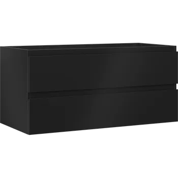 Koupelnový nábytek Mexen Orio koupelnová skříňka pod umyvadlo 100 cm, 2 zásuvky, černá mat - 91A10-10047-2-BFF71 Koupelnové skříňky