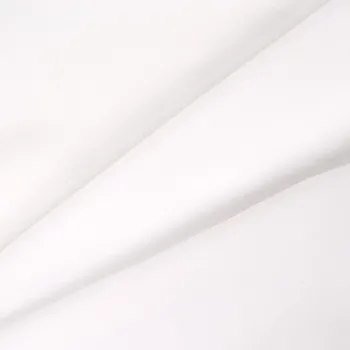 Zbytek - Látka na záclony / voál s olůvkem barva polární bílá