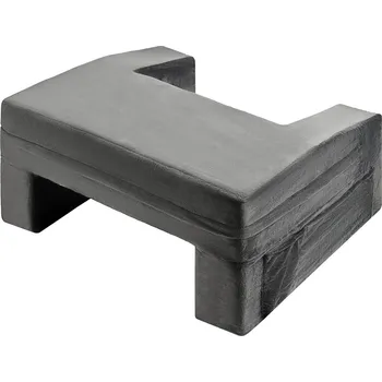 Polštář Vevor Opěrka z paměťové pěny na čtení, velká, 2 kapsy, držák, šedá